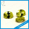 Top quality synthetic oval cz stones made in China machine cut cubic zirconia prices